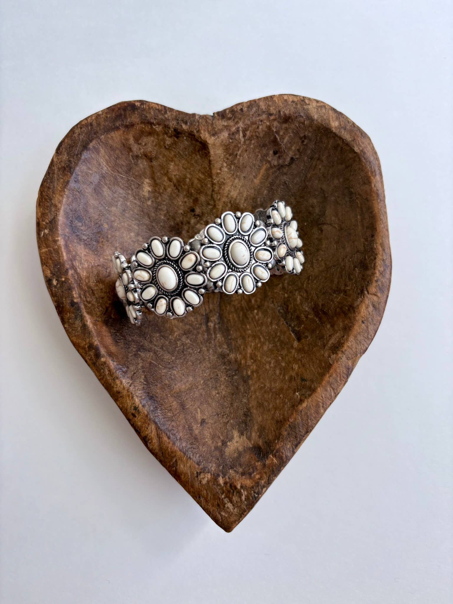 Western Concho Stone Stretch Bracelet