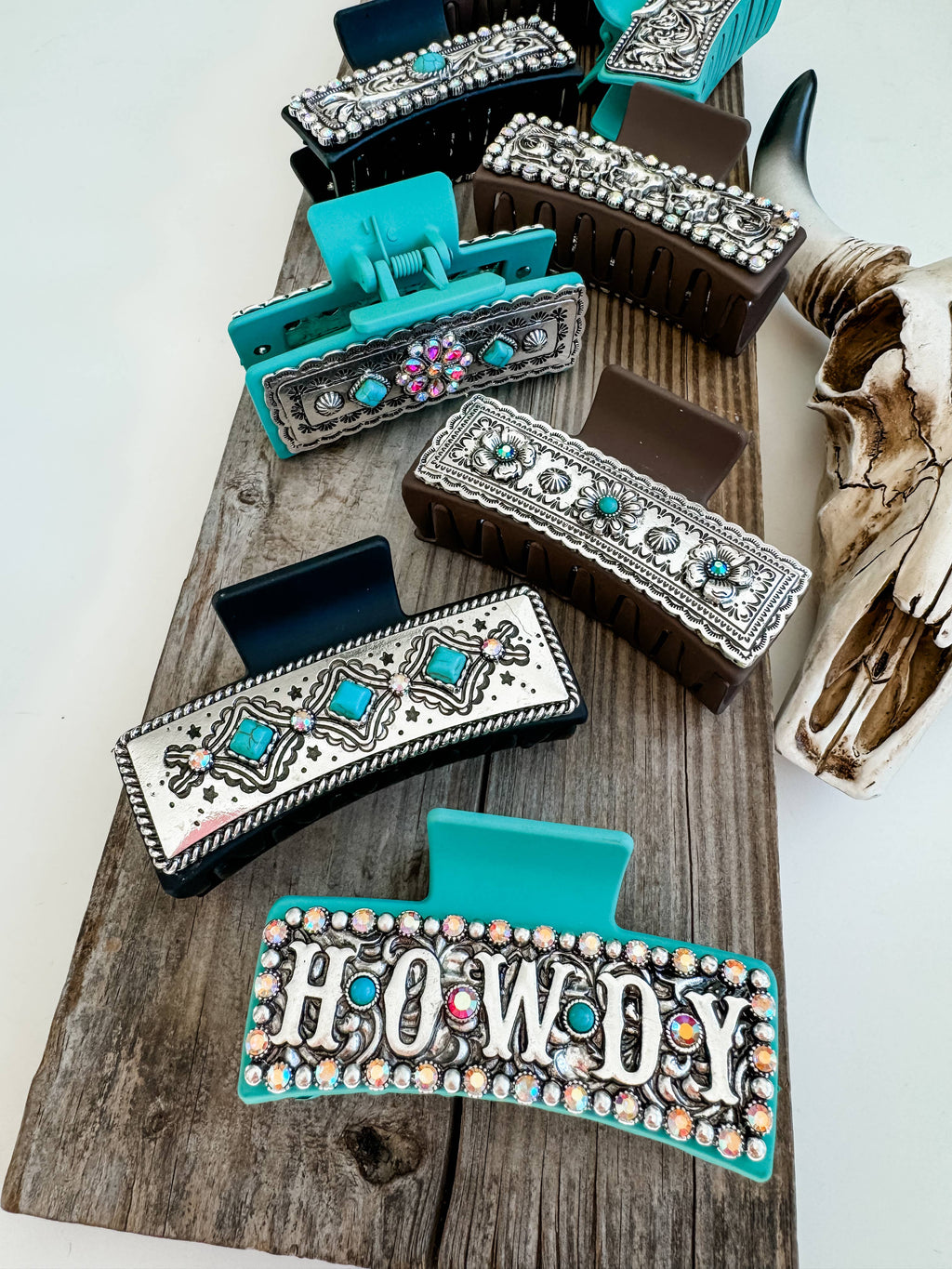 Large Western Hair Clip Claw