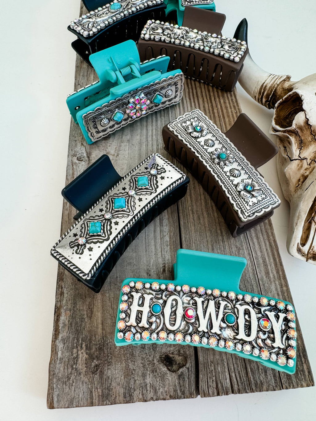 Large Western Hair Clip Claw