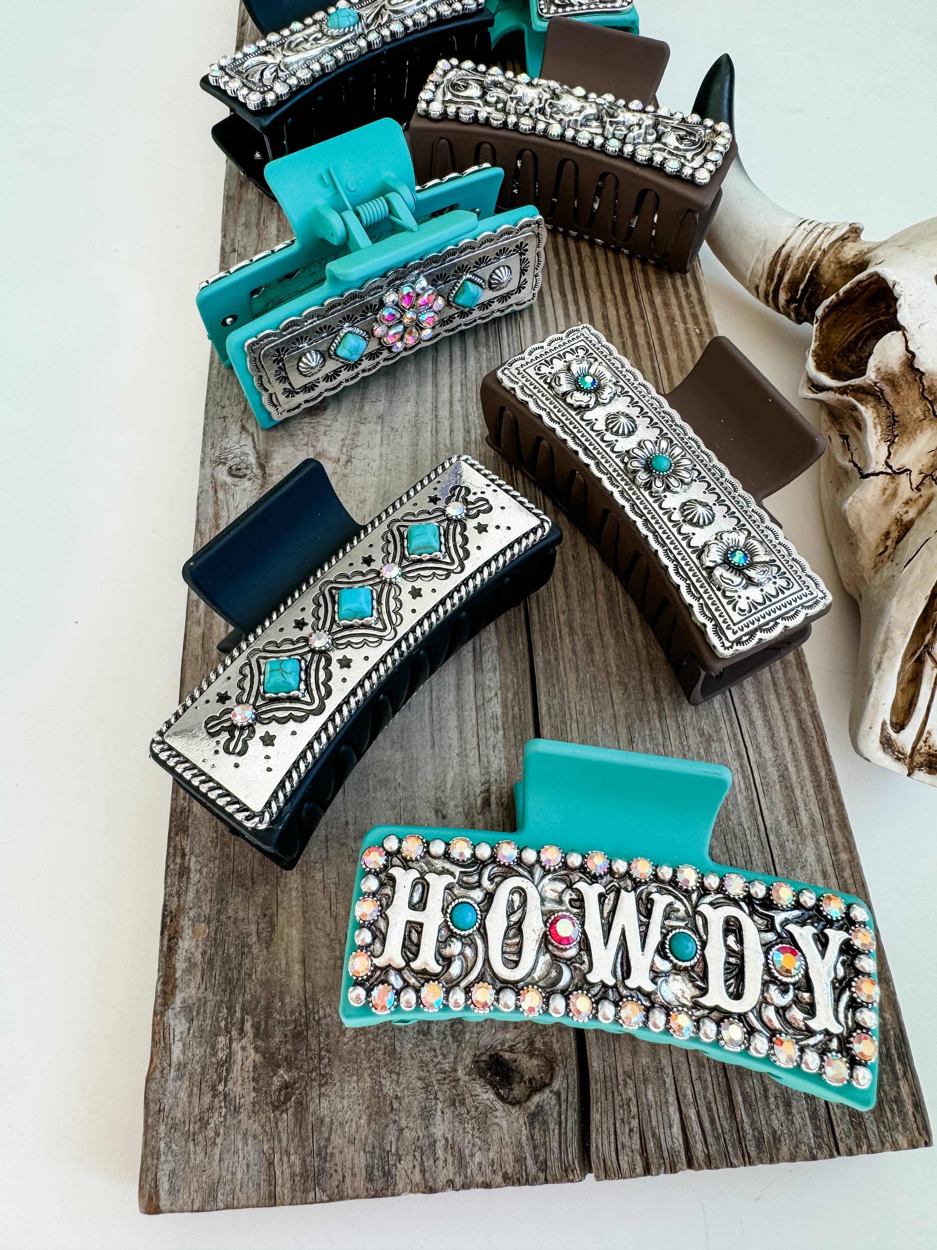 Large Western Hair Clip Claw