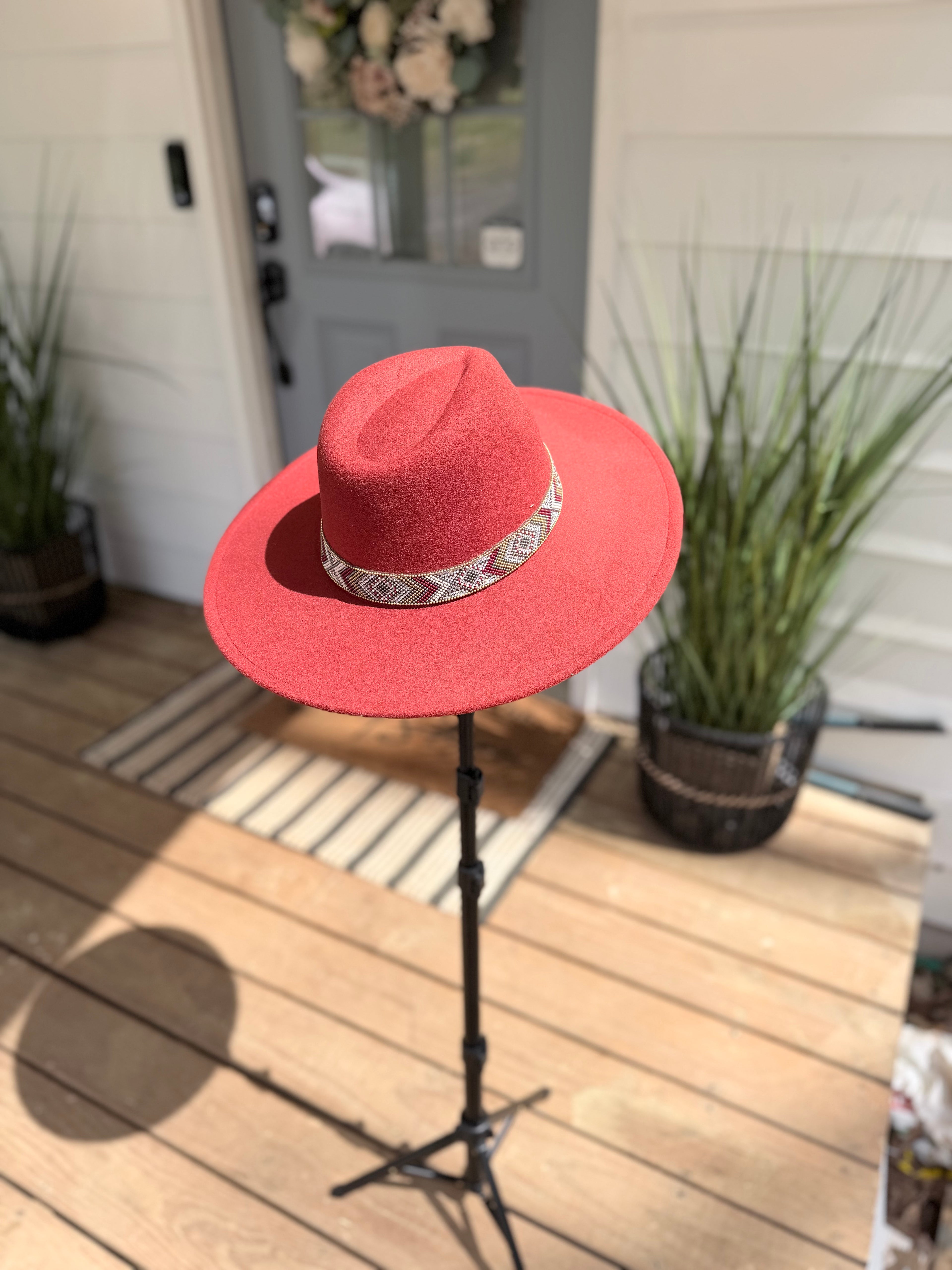 Red Cowgirl Hat