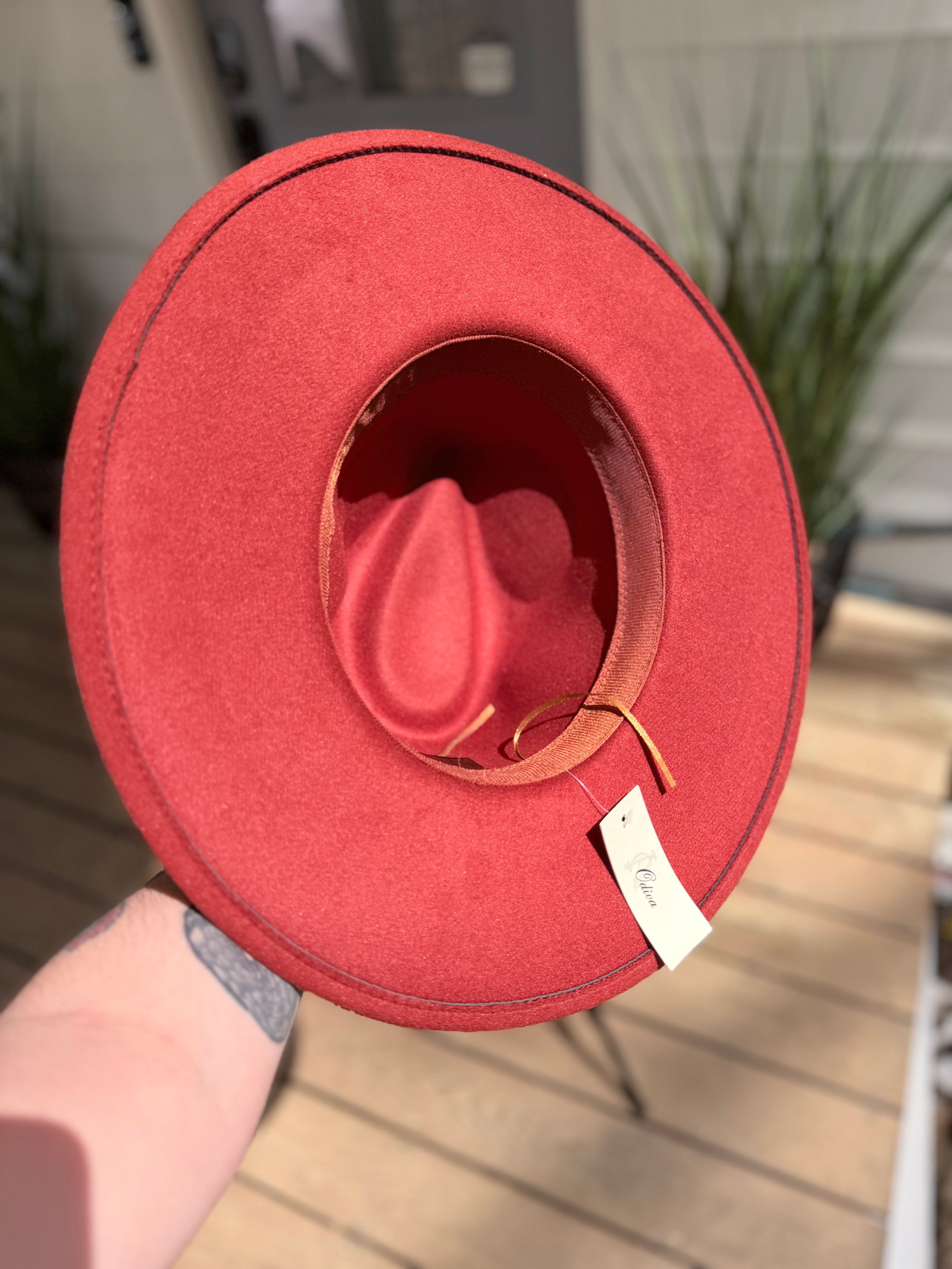 Red Cowgirl Hat
