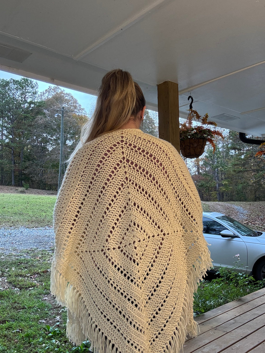 Hand Crochet Shawl