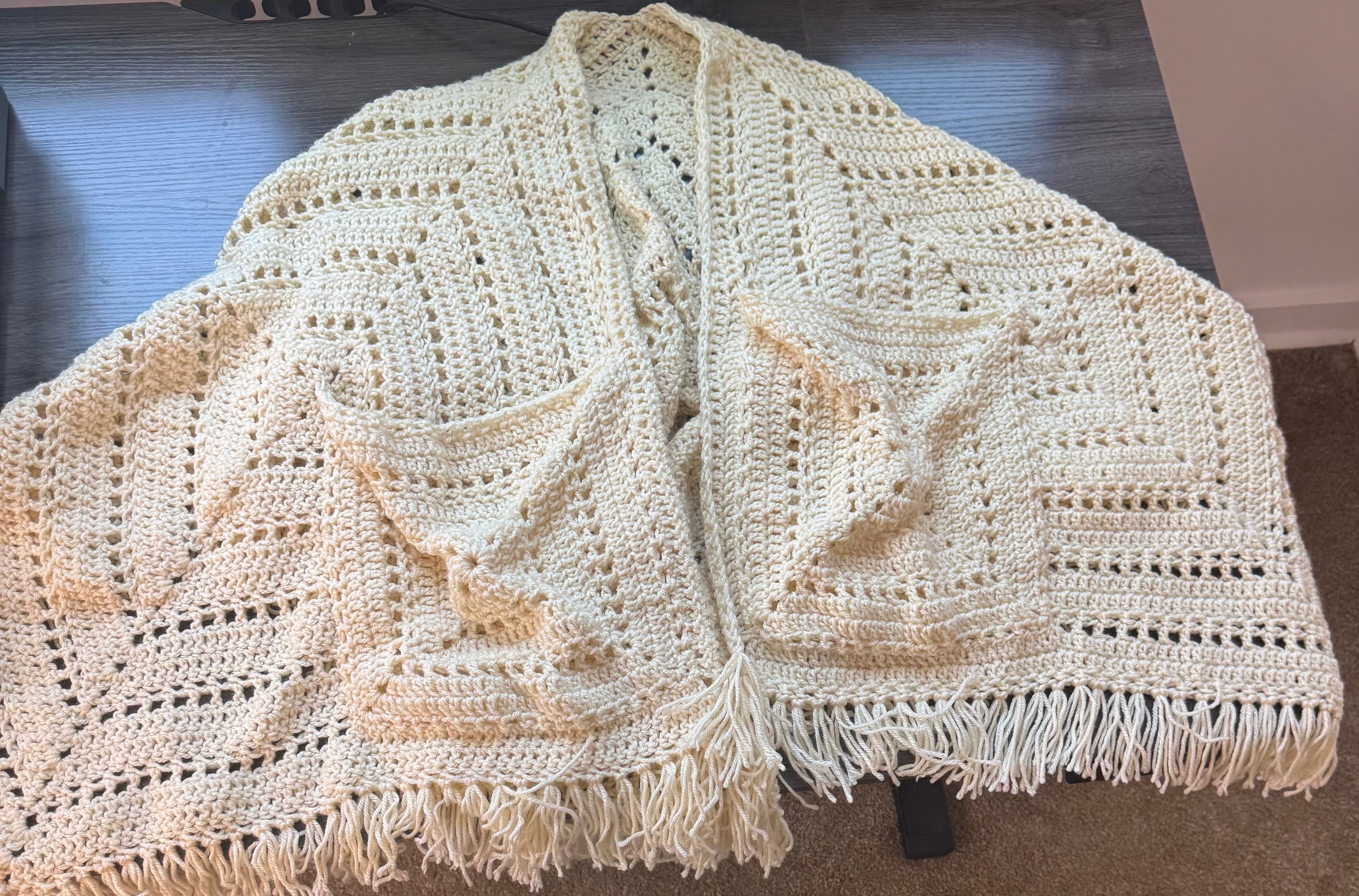 Hand Crochet Shawl