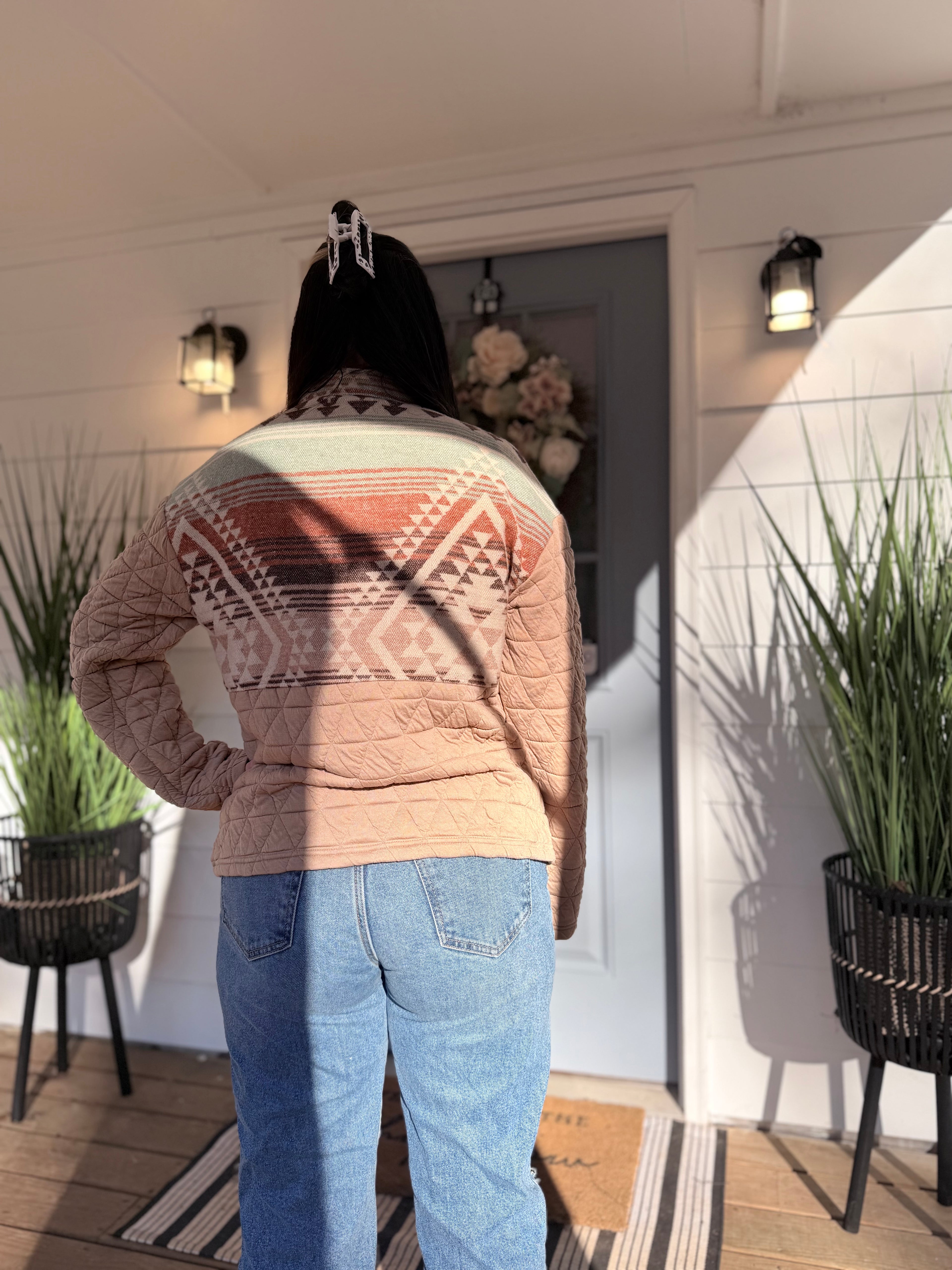 Quilted Patchwork Western Fashion Jacket