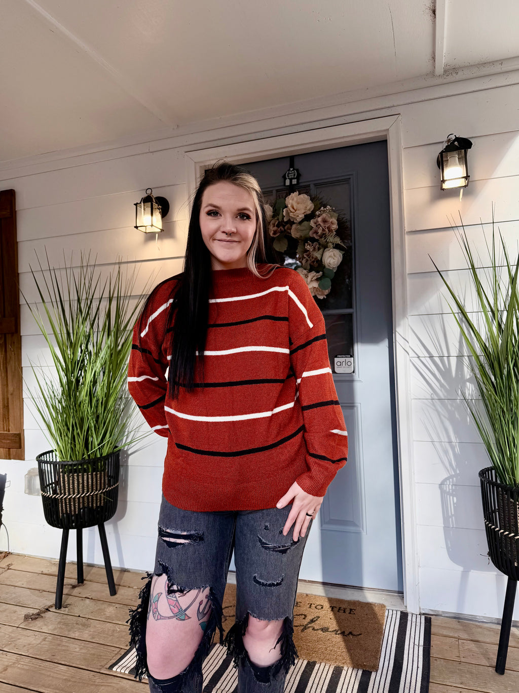 Stripped Sweater