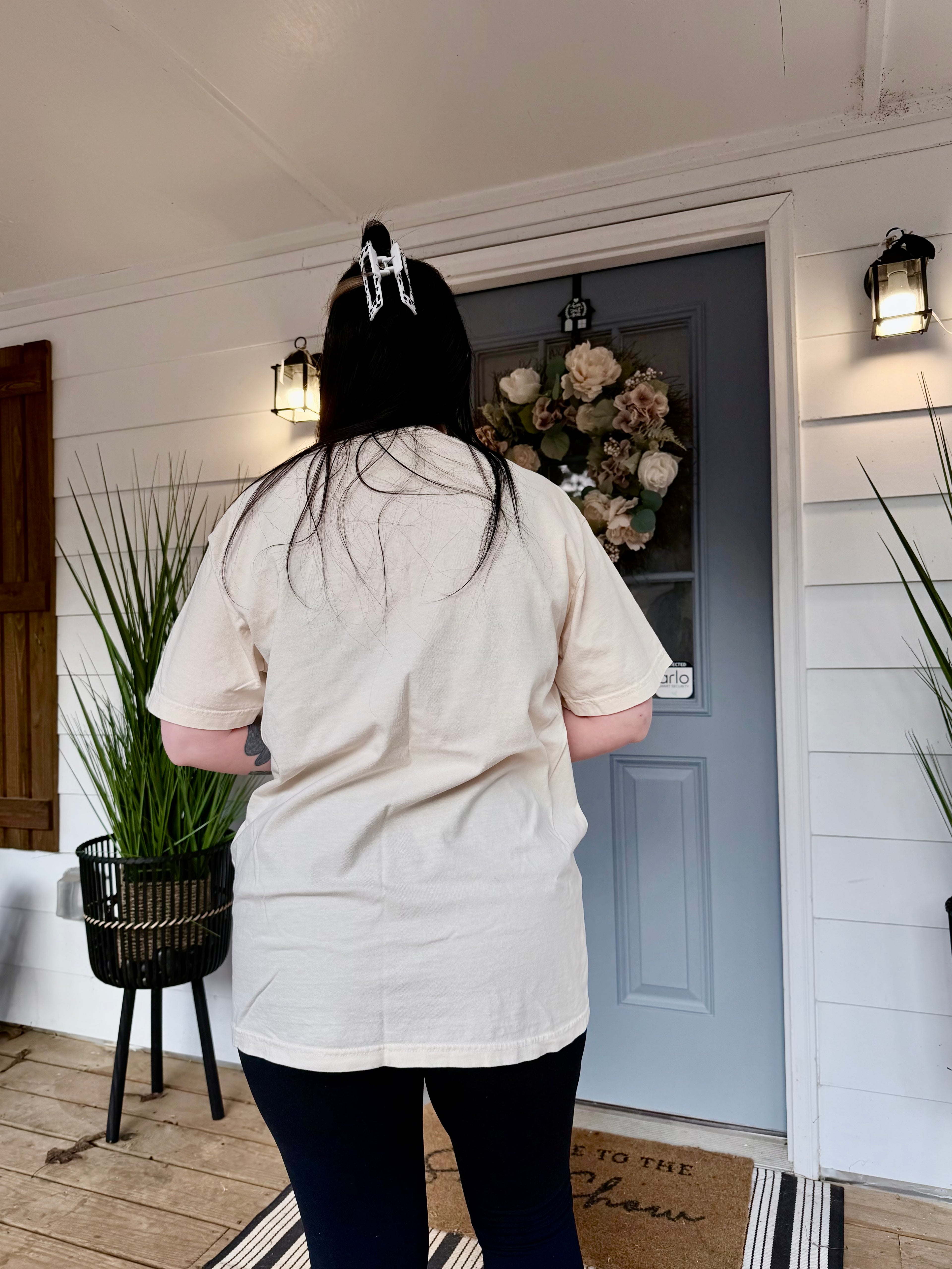 Checkered Smile Comfort Color Tee