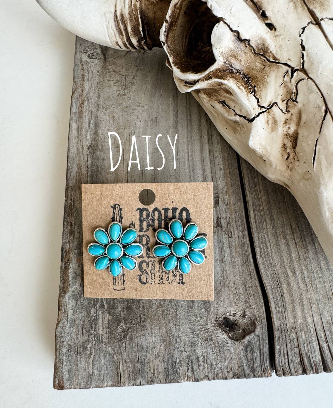 Western Turquoise Stud Earrings